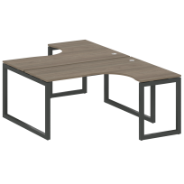 Metal System Quattro Р. ст. криволинейная на О-образном м/к 50БО.РАС-СА-2.4 Акация/Антрацит металл 1600*2435*750 Metal System Quattro Р. ст. криволинейная на О-образном м/к 50БО.РАС-СА-2.4 Акация/Антрацит металл 1600*2435*750