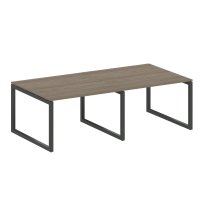 Metal System Quattro Перег. стол (2 столешницы) на О-образном м/к 50БО.ПРГ-2.2 Акация/Антрацит металл 2400*1235*750 Metal System Quattro Перег. стол (2 столешницы) на О-образном м/к 50БО.ПРГ-2.2 Акация/Антрацит металл 2400*1235*750