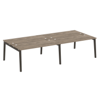 Onix Wood Рабочая станция OW.D.RS-4.4.7 Белый бриллиант/Дуб светлый/Белый металл 3160*1475*750 Onix Wood Рабочая станция OW.D.RS-4.4.7 Белый бриллиант/Дуб светлый/Белый металл 3160*1475*750