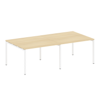 Metal System Quattro Перег. стол (2 столешницы) на П-образном м/к 40БП.ПРГ-2.2 Акация/Антрацит металл 2400*1235*750 Metal System Quattro Перег. стол (2 столешницы) на П-образном м/к 40БП.ПРГ-2.2 Акация/Антрацит металл 2400*1235*750