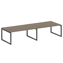 Metal System Quattro Перег. стол (2 столешницы) на О-образном м/к 50БО.ПРГ-2.5 Акация/Антрацит металл 3600*1235*750 Metal System Quattro Перег. стол (2 столешницы) на О-образном м/к 50БО.ПРГ-2.5 Акация/Антрацит металл 3600*1235*750