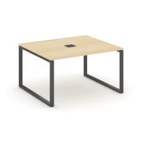 Стол для переговоров Style Project SN-6O.SPRG-032 Акация Лорка/Металл Черный 1180×1180×750