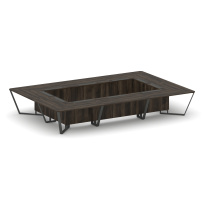 Стол для переговоров прямоугольный Steel Meet KD-PR.B.SP-20K / Тиквуд Светлый – Металл Антрацит / 4800×3200×750 Стол для переговоров прямоугольный Steel Meet KD-PR.B.SP-20K / Тиквуд Светлый – Металл Антрацит / 4800×3200×750