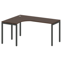 Metal System Quattro Стол криволинейный левый на П-образном м/к 40БП.СА-4 (L) Акация/Антрацит металл 1600*1200*750 Metal System Quattro Стол криволинейный левый на П-образном м/к 40БП.СА-4 (L) Акация/Антрацит металл 1600*1200*750