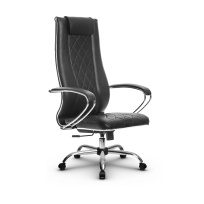Кресло для руководителя Метта L 1m 50M/K_17833_Кожа перфорированная NewLeather - Черный_Кожа перфорированная NewLeather - Черный Кресло для руководителя Метта L 1m 50M/K_17833_Кожа перфорированная NewLeather - Черный_Кожа перфорированная NewLeather - Черный