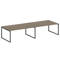 Metal System Quattro Перег. стол (2 столешницы) на О-образном м/к 40БО.ПРГ-2.5 Акация/Антрацит металл 3600*1235*750 Metal System Quattro Перег. стол (2 столешницы) на О-образном м/к 40БО.ПРГ-2.5 Акация/Антрацит металл 3600*1235*750