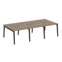 Onix Wood Рабочая станция OW.D.RS-6.1.7 Белый бриллиант/Дуб светлый/Белый металл 2940*1475*750 Onix Wood Рабочая станция OW.D.RS-6.1.7 Белый бриллиант/Дуб светлый/Белый металл 2940*1475*750