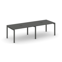 Стол для переговоров Style Project SN-5P.SPRG-013 Акация Лорка/Металл Черный 2760×980×750 Стол для переговоров Style Project SN-5P.SPRG-013 Акация Лорка/Металл Черный 2760×980×750