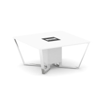 Стол для переговоров квадратный Steel Meet MM-PR.B.SP-08 / Тиквуд Светлый – Графит Глянец – Нержавеющая Сталь – Хром / 1600×1600×750 Стол для переговоров квадратный Steel Meet MM-PR.B.SP-08 / Тиквуд Светлый – Графит Глянец – Нержавеющая Сталь – Хром / 1600×1600×750