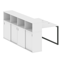 Metal System Quattro Р. ст. с шкафом-купе на О-образном м/к 40БО.РС-СШК-4.1 Т Акация/Антрацит металл 1410*2332*1098 Metal System Quattro Р. ст. с шкафом-купе на О-образном м/к 40БО.РС-СШК-4.1 Т Акация/Антрацит металл 1410*2332*1098