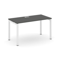 Стол офисный Style Project SN-5P.SP-011 / Дуб Табак – Металл Белый / 980×700×750 Стол офисный Style Project SN-5P.SP-011 / Дуб Табак – Металл Белый / 980×700×750