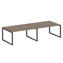 Metal System Quattro Перег. стол (2 столешницы) на О-образном м/к 50БО.ПРГ-2.4 Акация/Антрацит металл 3200*1235*750 Metal System Quattro Перег. стол (2 столешницы) на О-образном м/к 50БО.ПРГ-2.4 Акация/Антрацит металл 3200*1235*750