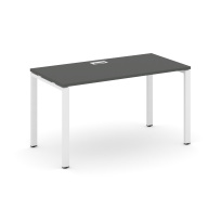 Стол офисный Style Project SN-5P.SP-005 / Дуб Табак – Металл Белый / 1780×600×750 Стол офисный Style Project SN-5P.SP-005 / Дуб Табак – Металл Белый / 1780×600×750