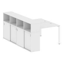 Бенч-стол на П-образном м/к с опорным шкафом-купе Metal system quattro 40×40 БП.РС-СШК-4.2 Т Акация/Антрацит металл 1610*2332*1098 Бенч-стол на П-образном м/к с опорным шкафом-купе Metal system quattro 40×40 БП.РС-СШК-4.2 Т Акация/Антрацит металл 1610*2332*1098