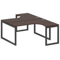 Metal System Quattro Р. ст. криволинейная на О-образном м/к 50БО.РАС-СА-2.4 Акация/Антрацит металл 1600*2435*750 Metal System Quattro Р. ст. криволинейная на О-образном м/к 50БО.РАС-СА-2.4 Акация/Антрацит металл 1600*2435*750