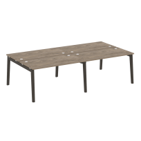 Onix Wood Рабочая станция OW.D.RS-4.3.7 Белый бриллиант/Дуб светлый/Белый металл 2760*1475*750 Onix Wood Рабочая станция OW.D.RS-4.3.7 Белый бриллиант/Дуб светлый/Белый металл 2760*1475*750