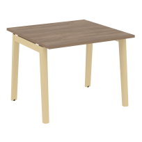 Onix Wood Стол переговорный (1 столешница) OW.PRG-1.1 Белый бриллиант/Дуб светлый/Белый металл 980*980*750 Onix Wood Стол переговорный (1 столешница) OW.PRG-1.1 Белый бриллиант/Дуб светлый/Белый металл 980*980*750