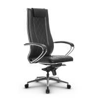 Кресло для руководителя Метта L 1m 50M/K_17839_Кожа перфорированная NewLeather - Черный_Кожа перфорированная NewLeather - Черный Кресло для руководителя Метта L 1m 50M/K_17839_Кожа перфорированная NewLeather - Черный_Кожа перфорированная NewLeather - Черный