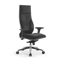 Кресло для руководителя Метта L 1m 46/2D_17839_Кожа перфорированная NewLeather - Темно-коричневый_Кожа перфорированная NewLeather - Темно-коричневый Кресло для руководителя Метта L 1m 46/2D_17839_Кожа перфорированная NewLeather - Темно-коричневый_Кожа перфорированная NewLeather - Темно-коричневый