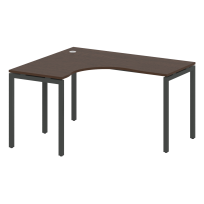 Metal System Quattro Стол криволинейный левый на П-образном м/к 40БП.СА-3 (L) Акация/Антрацит металл 1400*1200*750 Metal System Quattro Стол криволинейный левый на П-образном м/к 40БП.СА-3 (L) Акация/Антрацит металл 1400*1200*750