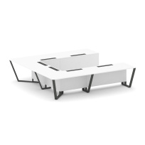 Стол для переговоров П-образный Steel Meet KD-PR.B.SP-11P / Тиквуд Светлый – Металл Антрацит / 3200×3200×750 Стол для переговоров П-образный Steel Meet KD-PR.B.SP-11P / Тиквуд Светлый – Металл Антрацит / 3200×3200×750