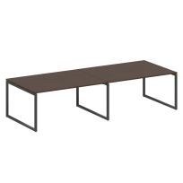 Metal System Quattro Перег. стол (2 столешницы) на О-образном м/к 40БО.ПРГ-2.4 Акация/Антрацит металл 3200*1235*750 Metal System Quattro Перег. стол (2 столешницы) на О-образном м/к 40БО.ПРГ-2.4 Акация/Антрацит металл 3200*1235*750