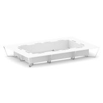 Стол для переговоров прямоугольный Steel Meet MD-PR.B.SP-26K2 / Тиквуд Светлый – Нержавеющая Сталь – Хром / 6000×4000×750 Стол для переговоров прямоугольный Steel Meet MD-PR.B.SP-26K2 / Тиквуд Светлый – Нержавеющая Сталь – Хром / 6000×4000×750