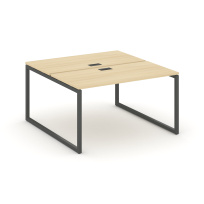Стол-бенч двухсторонний двухместный Style Project SN-4O.DRS-001 Дуб Табак – Металл Белый 980×1232×750 Стол-бенч двухсторонний двухместный Style Project SN-4O.DRS-001 Дуб Табак – Металл Белый 980×1232×750