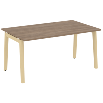 Onix Wood Стол переговорный (1 столешница) OW.PRG-1.4 Белый бриллиант/Дуб светлый/Белый металл 1580*980*750 Onix Wood Стол переговорный (1 столешница) OW.PRG-1.4 Белый бриллиант/Дуб светлый/Белый металл 1580*980*750